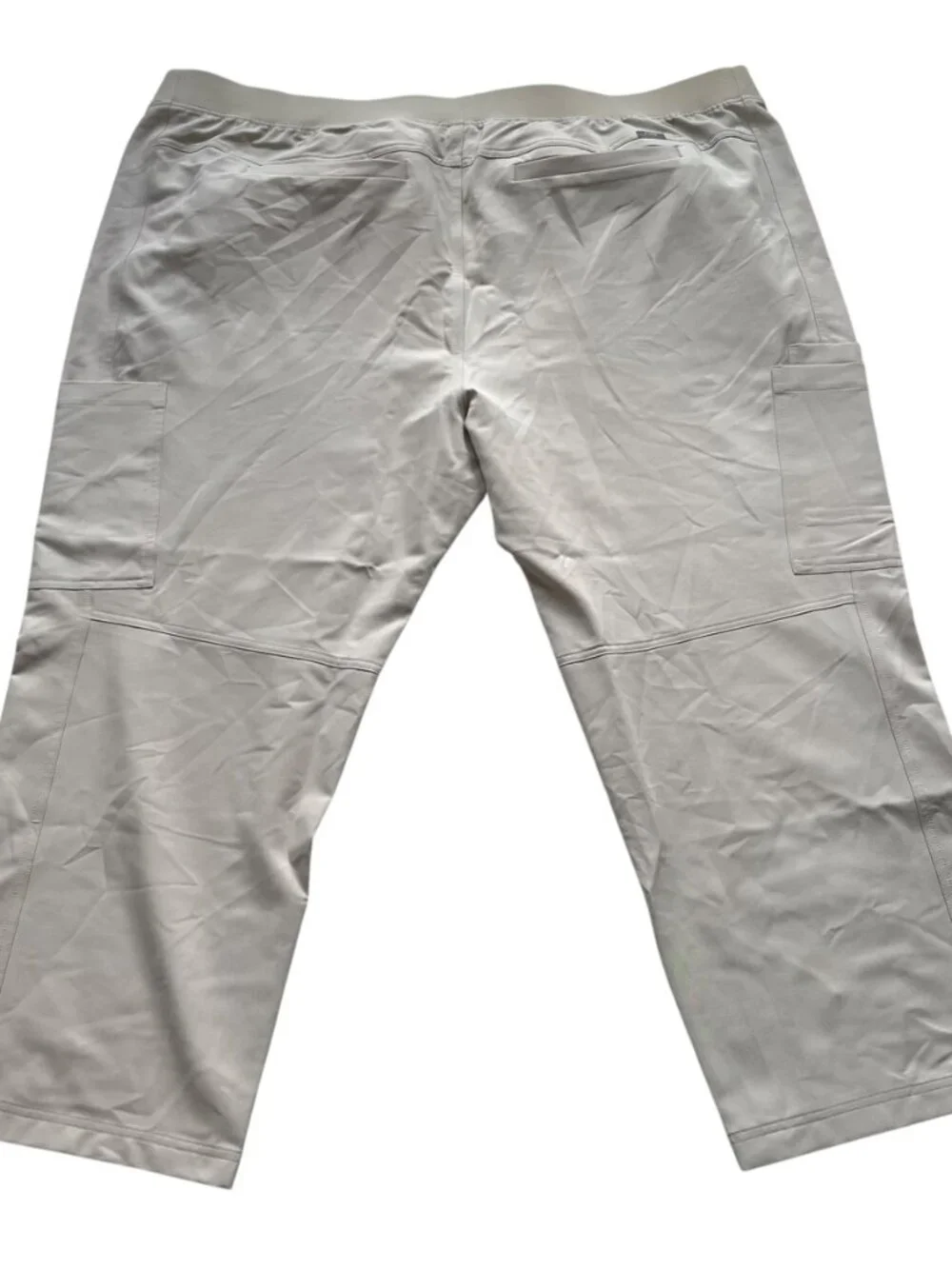 Figs Scrub pants Axim mens 6XL S short khaki beige wide elastic waist pockets